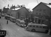 Busscentralen vid Herrgårdsgatan 20 år 1936.
