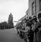 Cykelloppet Herrhagen runt 1941. Mål vid Herrhagsparken.