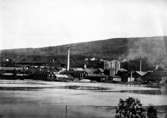 Hagfors järnverk på en bild från 1910-talet.