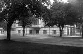 Karlstads spritförsäljningsbolags direktörsbostad med adress Hamngatan 18 på en bild tagen runt 1930.