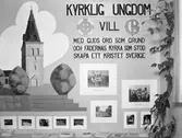 Karlstads föreningar, kyrkosamfund, scoutkårer med flera, inriktade på ungdomar, mobiliserar och informerar om sin verksamhet vid en utställning år 1941.