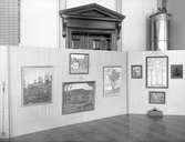 Värmländska konstnärsförbundets utställning år 1930 med konst av Alfred Ekstam och Oscar Johnsson.