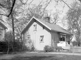 Flachska gårdens östra flygel år 1933. Huset är om- och tillbyggt till dags dato.