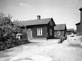Kåkar på Kvarnberget året 1933.