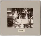 Elfsborgs läns Dövstumskola, senare Vänerskolan. Matsal, ca 1905.