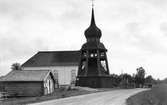 Klockstapeln vid Undersviks kyrka.
