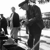Torghandel på Norra Skeppsbron, Gävle.