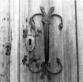 Träport med järnbeslag på Karlsgården, Bondarv, Järvsö.