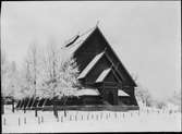 Biologiska museet. Arkitekt Agi Lindegren efter förbilder från norska stavkyrkorna i Borgund, Lom och Urnes. Fotografi från omkring 1900.