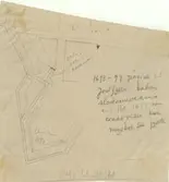 Ritning över Bastionen Christina Regina.
Detalj av ritning 1861-62 av Arvid Hjortsberg, Stockholm, till gasverk i Kalmar.
Orginalritning hos Gas och Elverket.
Lusthus ochutsiktsplats på bastionens spets.
1693-97 pågick jordfyllningen bakom stadsmurarna. Enligt ritning 1697  som exakt visar hur
mycket som fyllts.