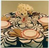 Dukning med matservis från Domus, på varuhuset i Kalmar.