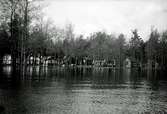 Översvämning vid Malmön 1924.
Fotograf E Sörman.