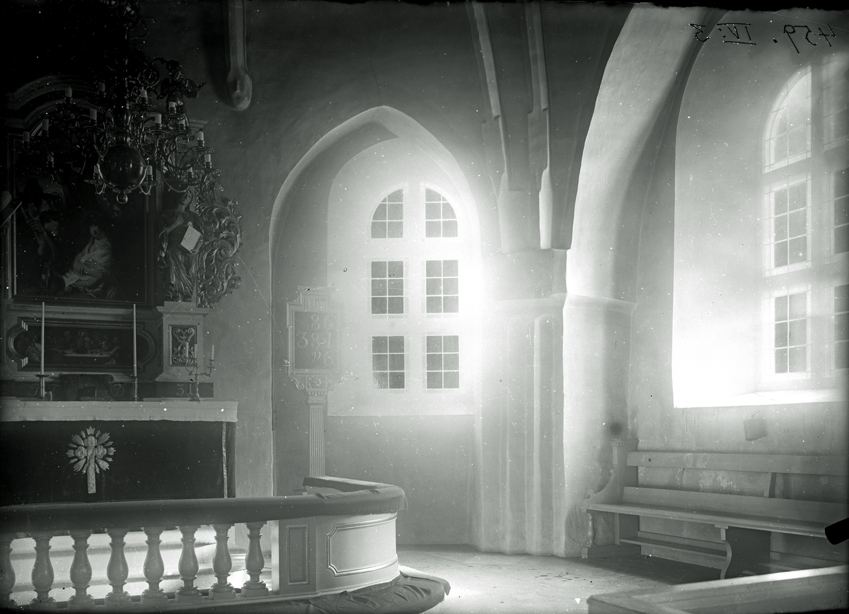 Ellert Johan Viktor Sörman, Church Interior from Bro Church, 1931. Photographer E Sörman.