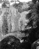 Stora öppningen i Stollgruvan på norrsluttningen av Storberget mellan Långnäs och Tjärnäs
