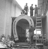 Gävleutställningen 1946
arrangerades 21 juni - 4 augusti. En utställning med anledning av Gävle stads 500-årsjubileum. På 350.000 kv.m. visade 530 utställare sina produkter. Utställningen besöktes av ca 760.000 personer.

Rivning
