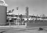 Gävleutställningen 1946 vid Gävletravet
med anledning av Gävle stads 500-års jubileum


