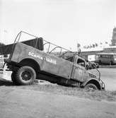 Bil & Buss Scania Vabis. Lastbil. Gävleutställningen 1946.
