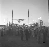 Nöjesavdelning på Folkparken. Gävleutställningen 1946

