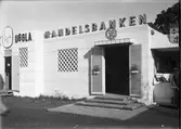 Gävleutställningen 1946. Handelsbanken, exteriör.