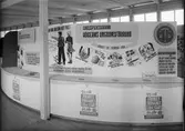 Gävleutställningen 1946. Högerns Ungdomsförbunds monter.