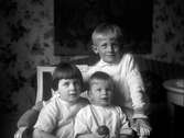 Barnen Malmberg, Elnas syster Ingeborgs barn. Från vänster Brita, Bertil och Gunnar.