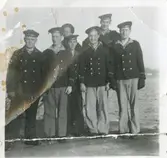 Gåva av Kenneth Larsson, son till Gösta Larsson. Fotografier från Gösta Larssons tjänstgöring i flottan. Fotografier från 1937 - 1954.
Viss