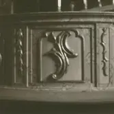 Slottskyrkan, altarringen, detalj.