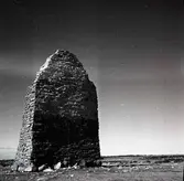 Gavel på kapellruin.