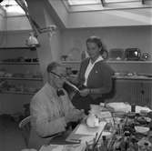 Gefle Porslinsfabrik. September 1953.
