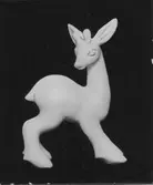 Figurin, råbock B, Gefle Porslinsfabrik.