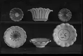 Skålar och fat från Gefle Porslinsfabrik.