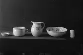 Tvättservis från Gefle Porslinsfabrik.