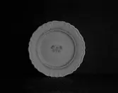 Tallrik, modell S, från Gefle Porslinsfabrik.