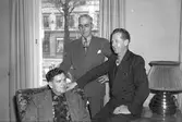 Kanadensare besök på Central Hotellet. 27 oktober 1948.