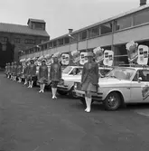 Ahlgrens reklamflickor. Den 28 augusti 1971

