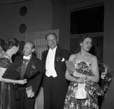 Ahlgrens Tekniska Fabrik AB, 70 årsjubileum.  Middag och medaljutdelning på Central Hotellet. 8 juni 1956.
