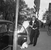 Ahlgrens Tekniska Fabrik AB, 70 årsjubileum.  Middag och medaljutdelning på Central Hotellet. 8 juni 1956.
