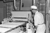 Ahlgrens Tekniska fabrik. Interiör från fabriken.           26 oktober 1948. Pressvisning.
