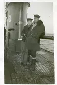 Gåva av Kenneth Larsson, son till Gösta Larsson. Fotografier från Gösta Larssons tjänstgöring i flottan. Fotografier från 1937 - 1954.
Ubåten Valen 1940