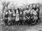 Forsby, Björklinge-trakten. Skolklass.