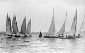 Gävle Segelsällskap. Seglingar. År 1925. Kiel - Sandhamn