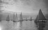 Gävle Segelsällskap. Norrlandsregattan.  År 1928.  Gefle Segelsällskap stod som arrangör för Norrlandsregattan.