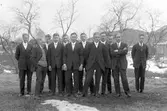 Män. Först från vänster står Sundqvist, Åmot