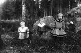 Okända barn i Lenninge på 1910-talet.