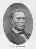 Jacob Hallengren född 1822 i Söderbärke, död 1878 i Gävle. Glasmästare och spegelfabrikör i Gävle.