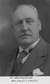 Bankdirektör Wilhelm Gällstedt.