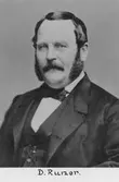 Ingenjör och industriman David Runer (1813-1888).