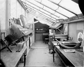 Interiör från ateljén. Mörkrummet


