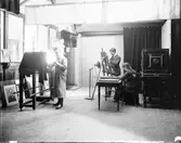 Interiör från ateljén.



