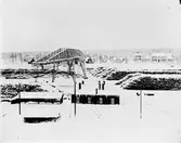 Hammarby Sulfitfabrik / Kopparfors. År 1886 kom en sulfitfabrik att ersätta järnbruket. Den var under en tid Skandinaviens största med över 400 personer anställda.
